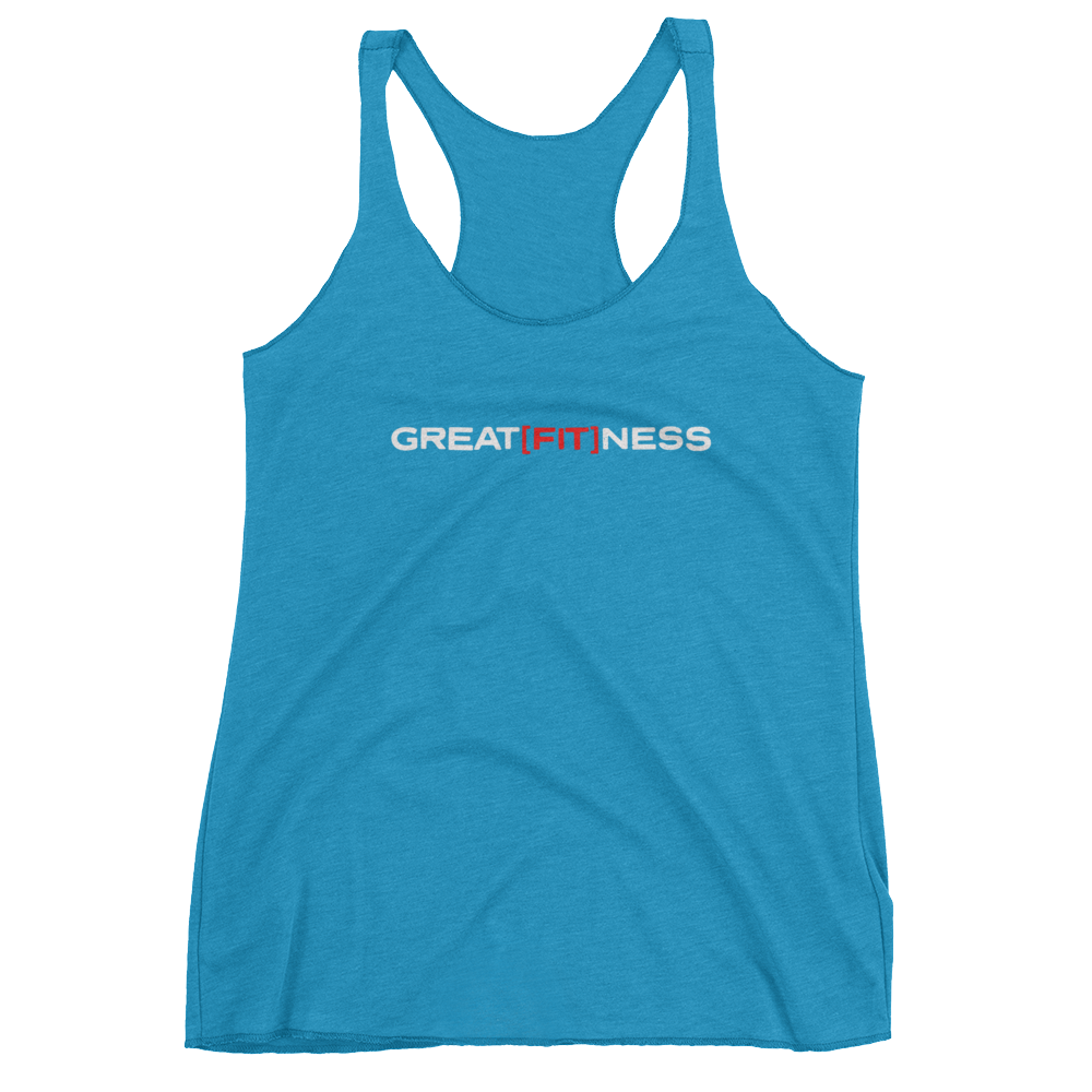 WOMEN'S GREAT[FIT]NESS TANK - TURQUOISE