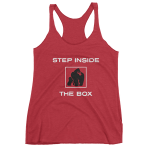 WOMEN'S STEP INSIDE THE BOX TANK - RED
