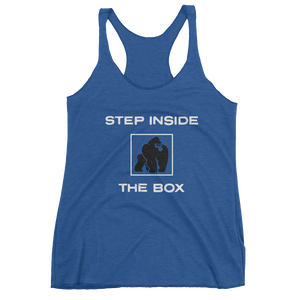 WOMEN'S STEP INSIDE THE BOX TANK - ROYAL