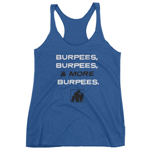 WOMEN'S BURPEES TANK - ROYAL