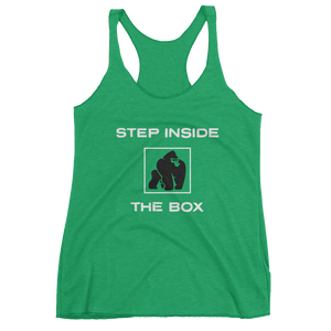 WOMEN'S STEP INSIDE THE BOX TANK - GREEN