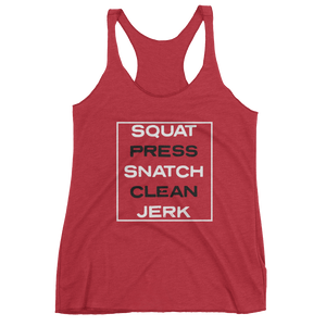 WOMEN'S "LIFTS" TANKS - RED